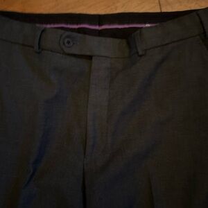 Hiltl Dark Gray Wool Dress Pants